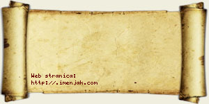 Jagoda Arsić vizit kartica